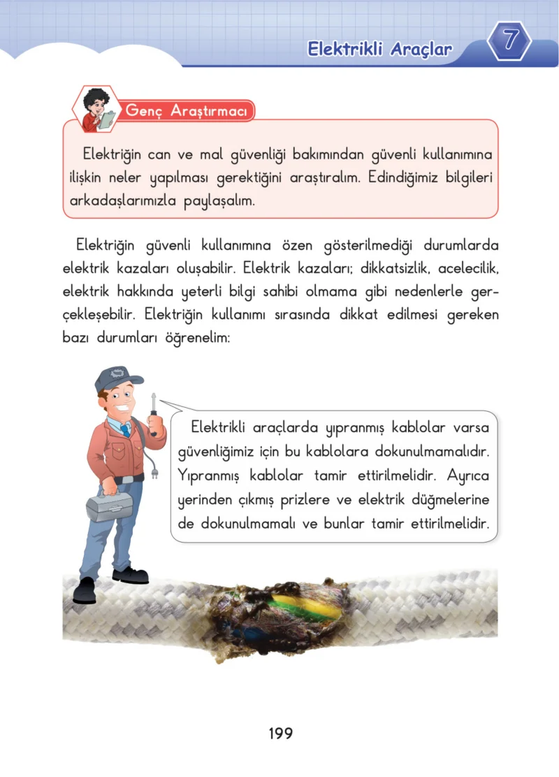 3. Sınıf Fen Bilimleri Ders Kitabı Cevapları SDR Dİkey Yayınları Sayfa 199