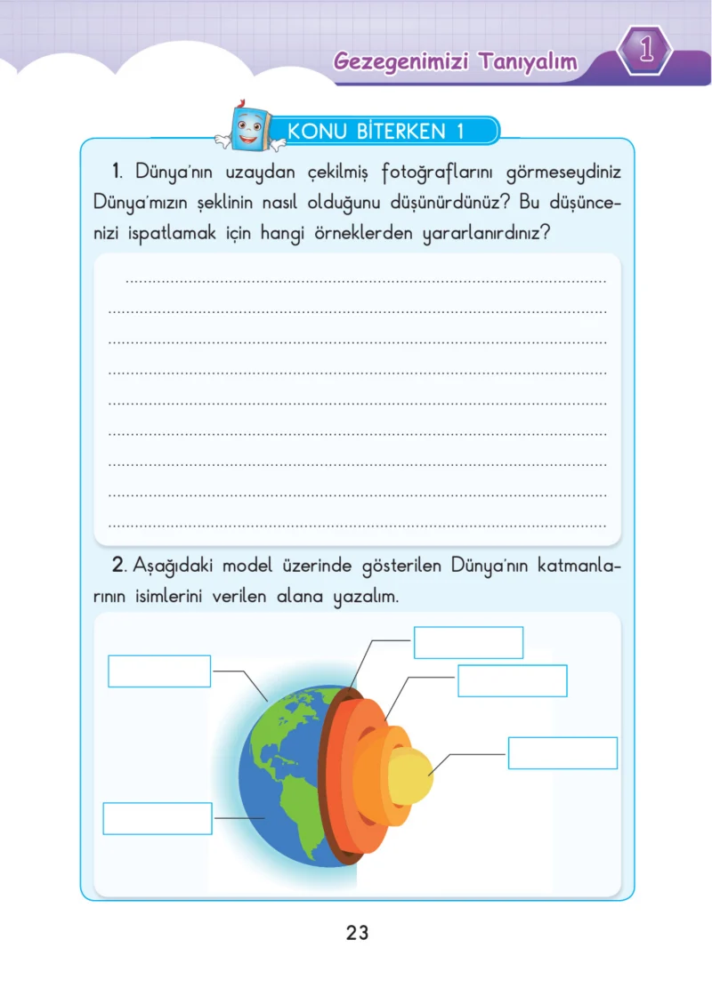 3. Sınıf Fen Bilimleri Ders Kitabı Cevapları SDR Dİkey Yayınları Sayfa 23