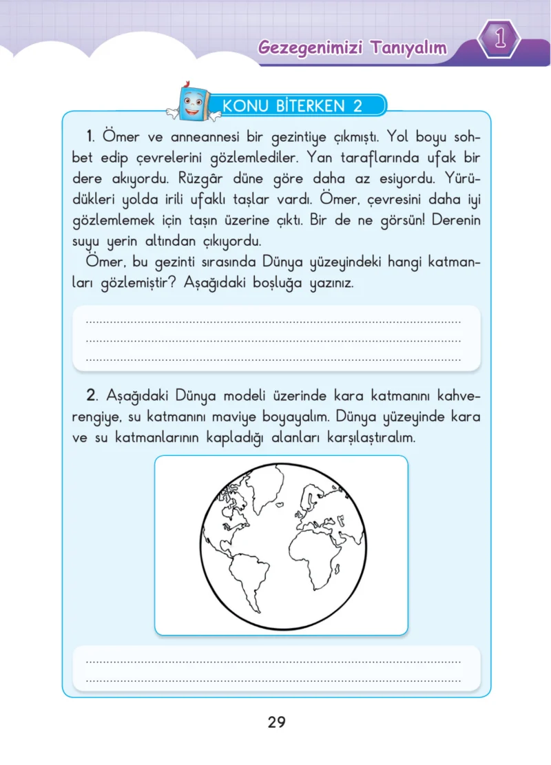 3. Sınıf Fen Bilimleri Ders Kitabı Cevapları SDR Dİkey Yayınları Sayfa 29