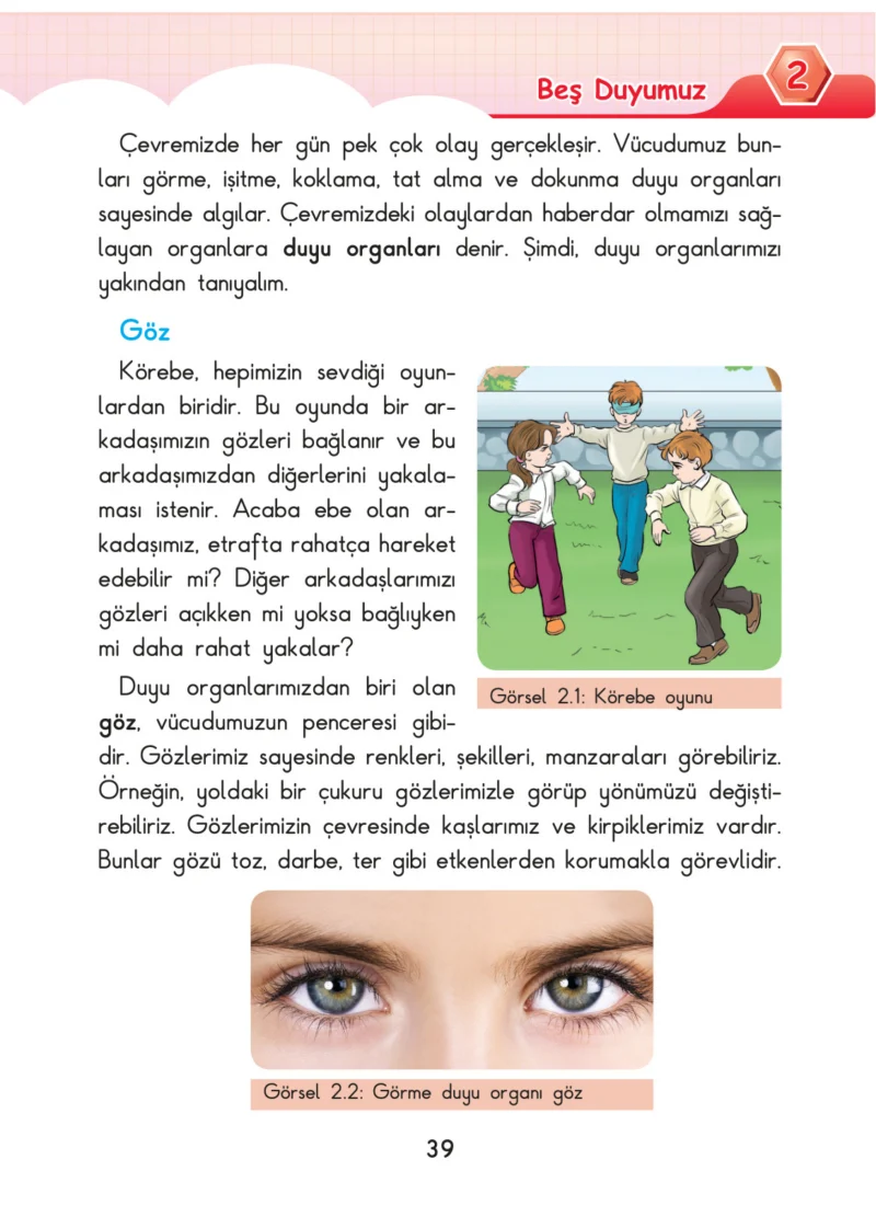 3. Sınıf Fen Bilimleri Ders Kitabı Cevapları SDR Dİkey Yayınları Sayfa 39