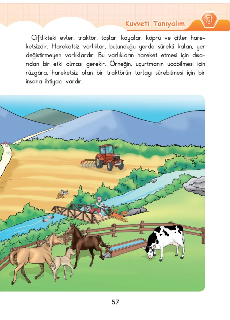 3. Sınıf Fen Bilimleri Ders Kitabı Cevapları SDR Dİkey Yayınları Sayfa 57