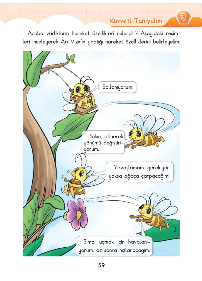 3. Sınıf Fen Bilimleri Ders Kitabı Cevapları SDR Dİkey Yayınları Sayfa 59
