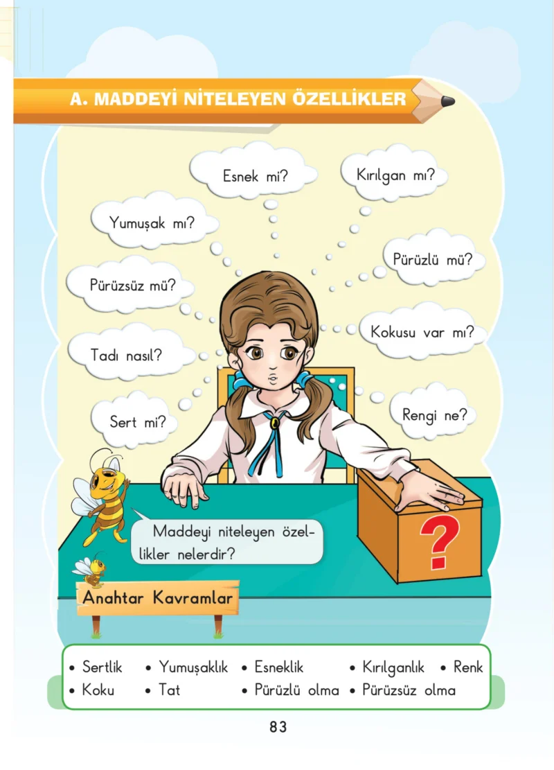 3. Sınıf Fen Bilimleri Ders Kitabı Cevapları SDR Dİkey Yayınları Sayfa 83