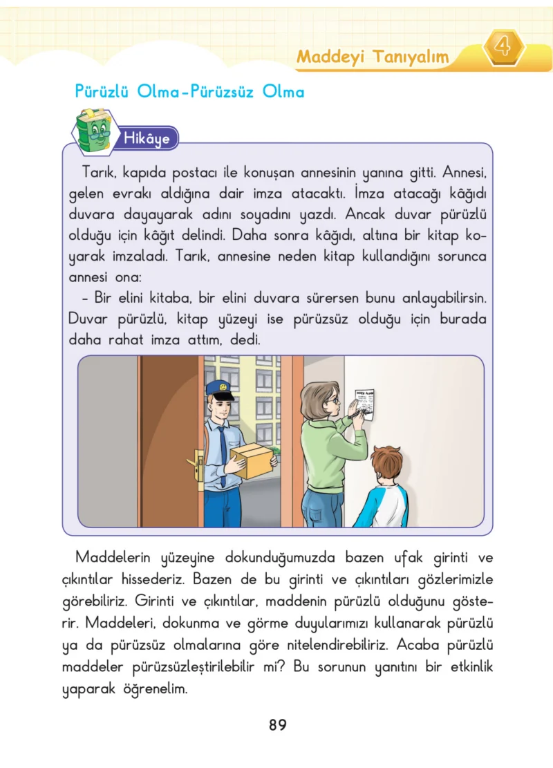 3. Sınıf Fen Bilimleri Ders Kitabı Cevapları SDR Dİkey Yayınları Sayfa 89