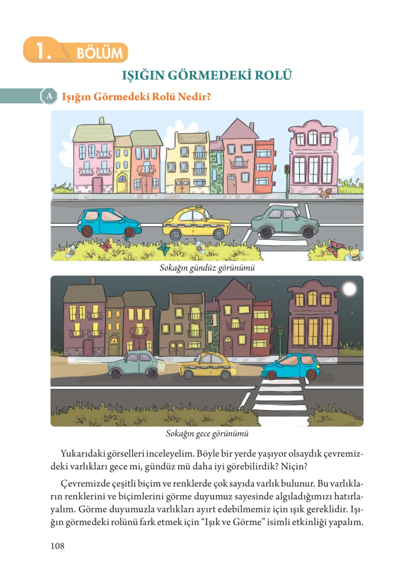 3. Sınıf Fen Bilimleri Ders Kitabı Cevapları Tuna Yayınları Sayfa 108