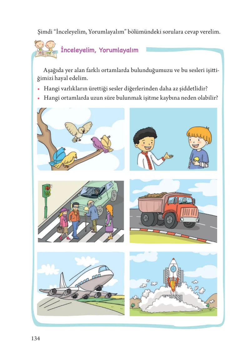 3. Sınıf Fen Bilimleri Ders Kitabı Cevapları Tuna Yayınları Sayfa 134