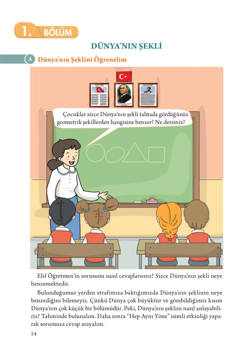 3. Sınıf Fen Bilimleri Ders Kitabı Cevapları Tuna Yayınları Sayfa 14