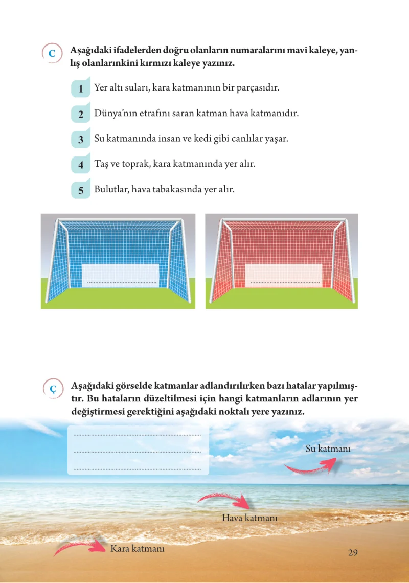 3. Sınıf Fen Bilimleri Ders Kitabı Cevapları Tuna Yayınları Sayfa 29