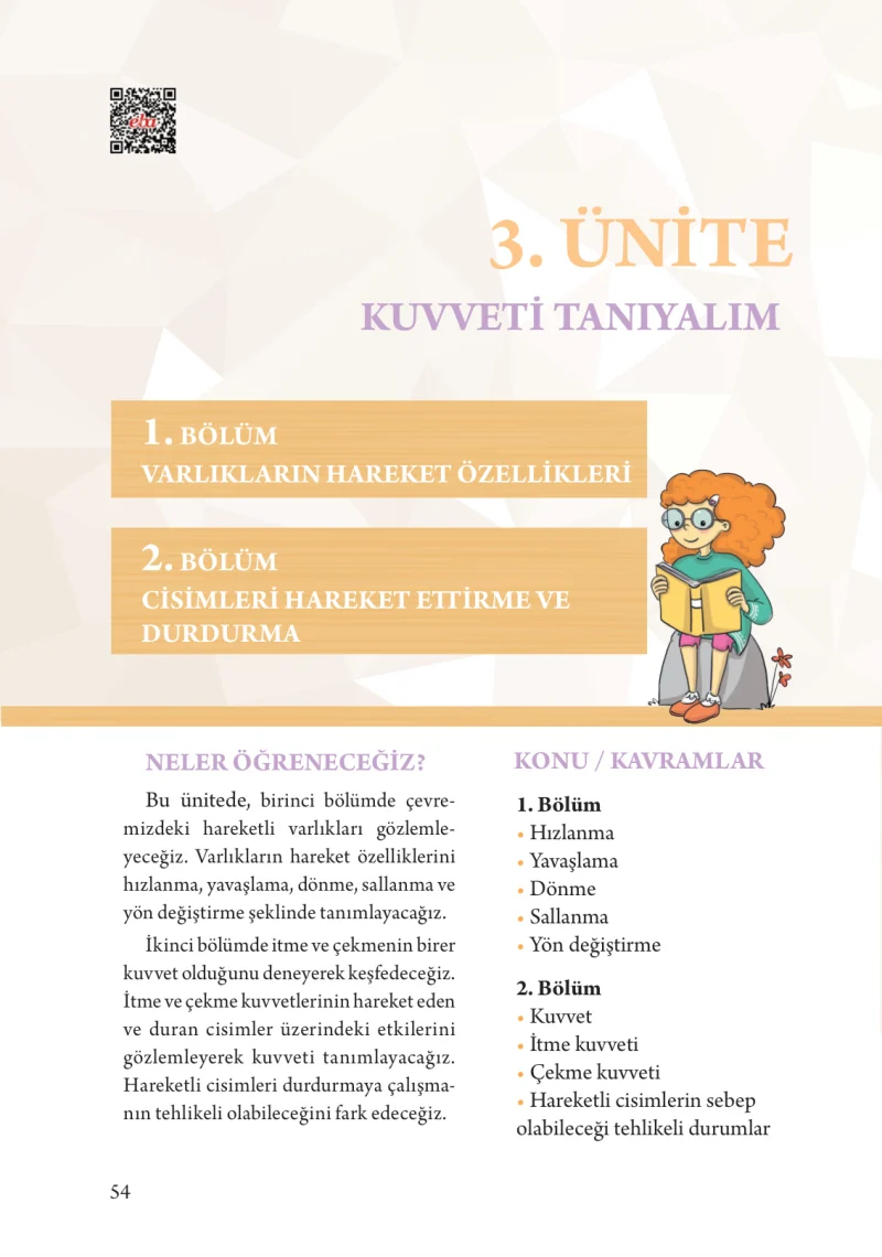 3. Sınıf Fen Bilimleri Ders Kitabı Cevapları Tuna Yayınları Sayfa 54