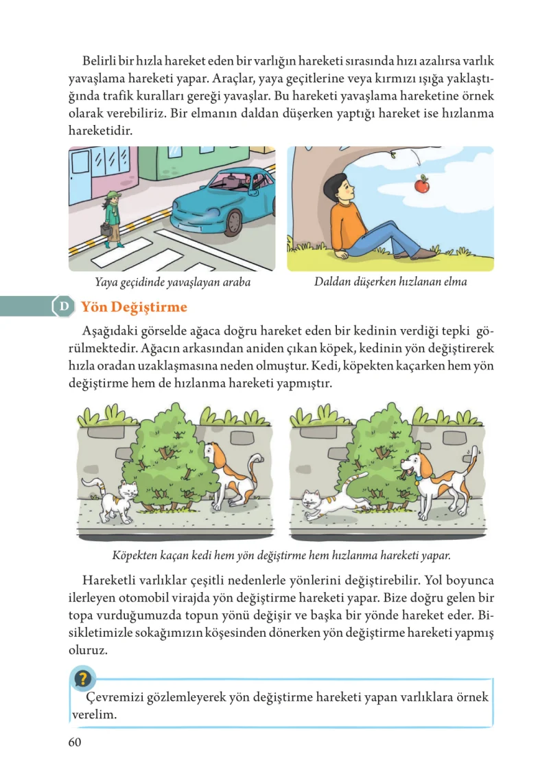 3. Sınıf Fen Bilimleri Ders Kitabı Cevapları Tuna Yayınları Sayfa 60