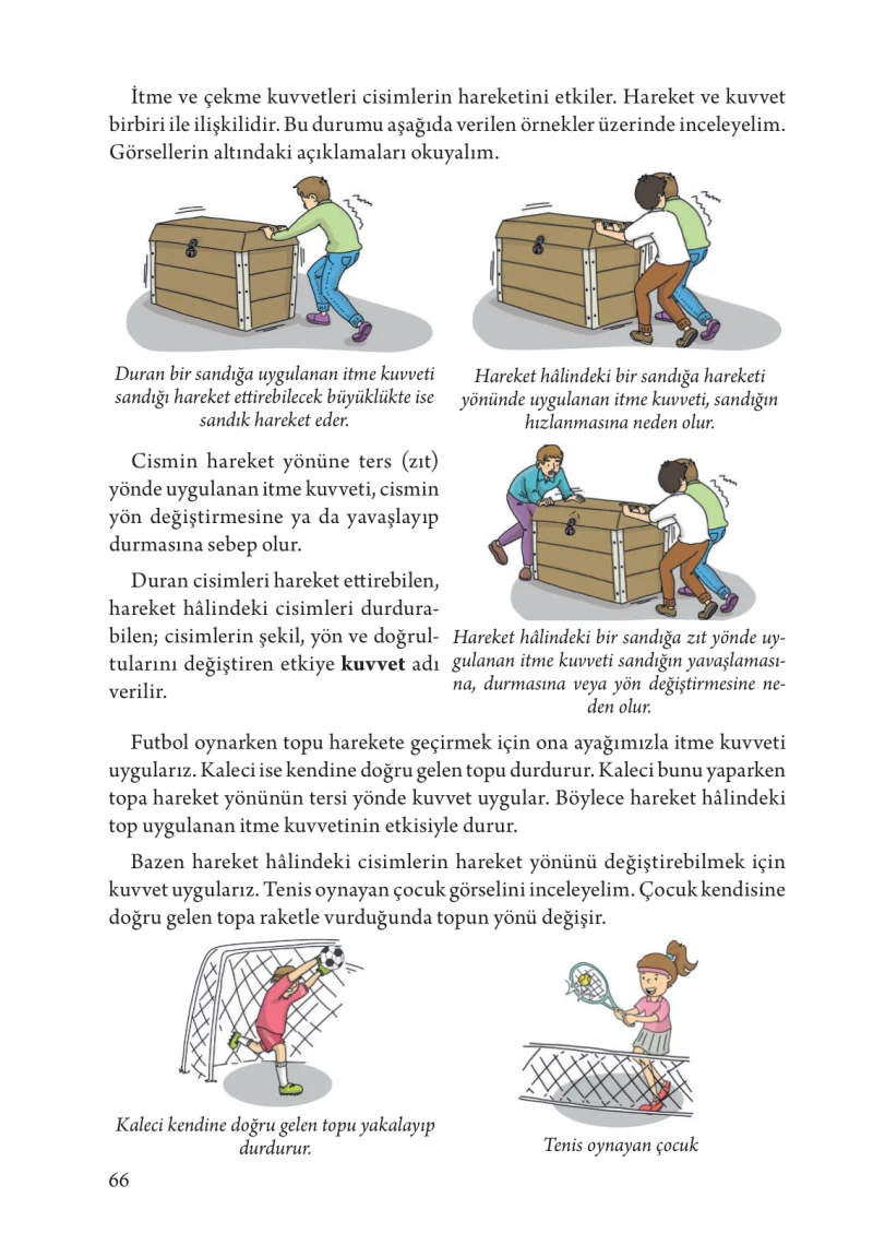 3. Sınıf Fen Bilimleri Ders Kitabı Cevapları Tuna Yayınları Sayfa 66