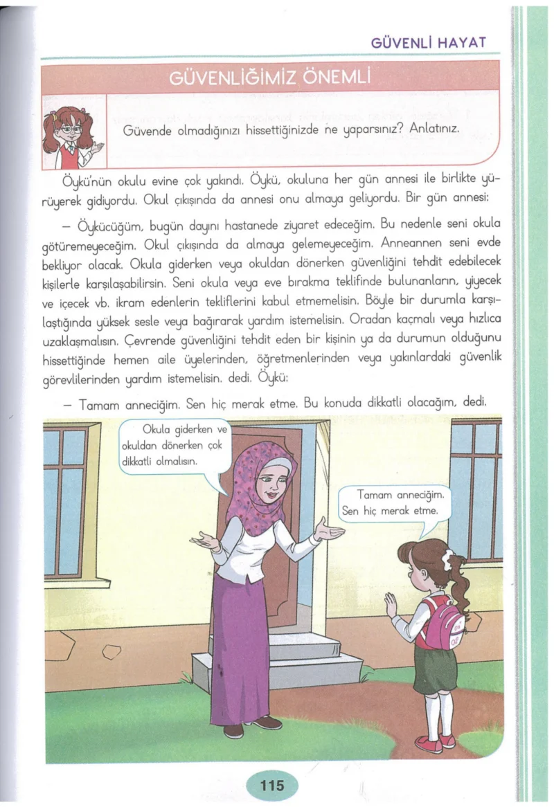 3. Sınıf Hayat Bilgisi Ders Kitabı Cevapları Dizin Yayıncılık Sayfa 115