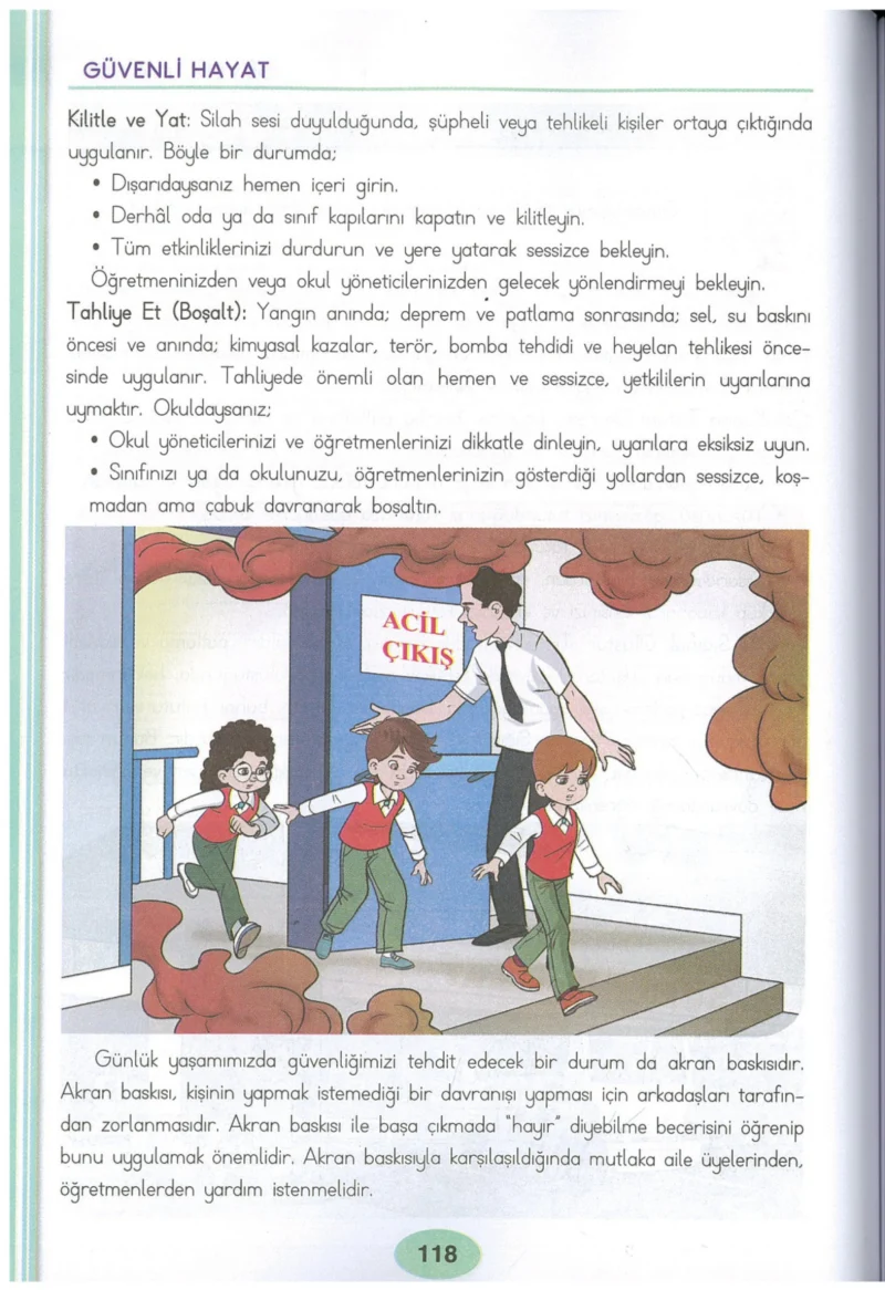 3. Sınıf Hayat Bilgisi Ders Kitabı Cevapları Dizin Yayıncılık Sayfa 118