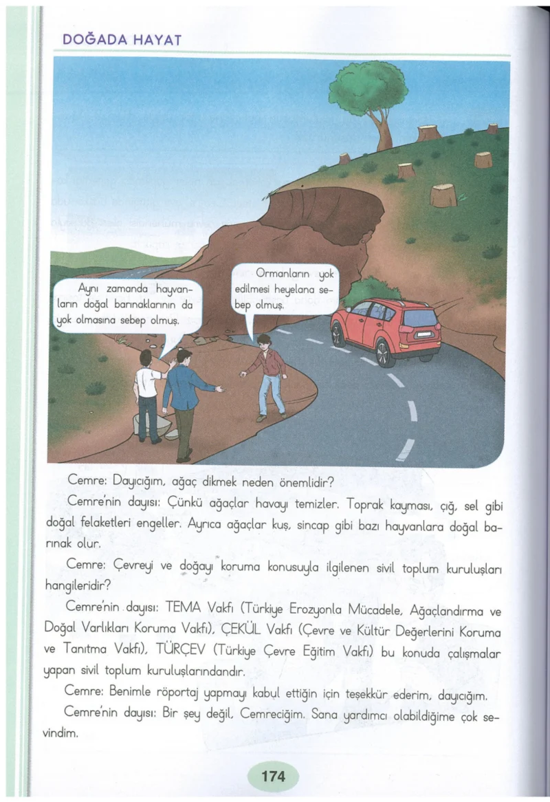 3. Sınıf Hayat Bilgisi Ders Kitabı Cevapları Dizin Yayıncılık Sayfa 174