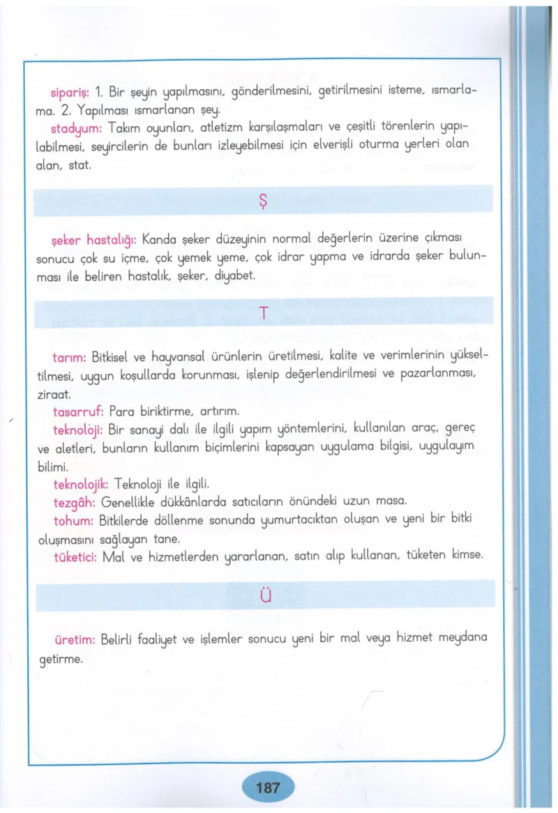 3. Sınıf Hayat Bilgisi Ders Kitabı Cevapları Dizin Yayıncılık Sayfa 187