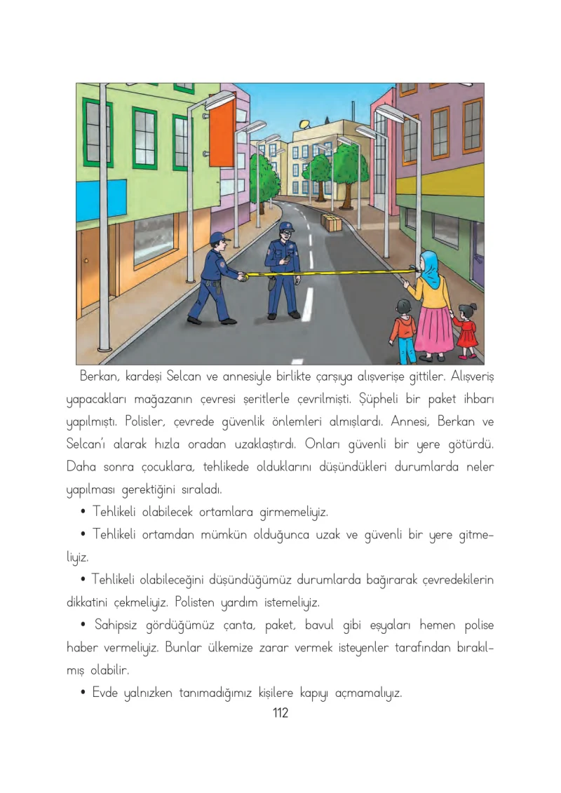 3. Sınıf Hayat Bilgisi Ders Kitabı Cevapları Evren Yayınları Sayfa 112