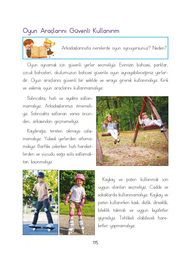 3. Sınıf Hayat Bilgisi Ders Kitabı Cevapları Evren Yayınları Sayfa 115