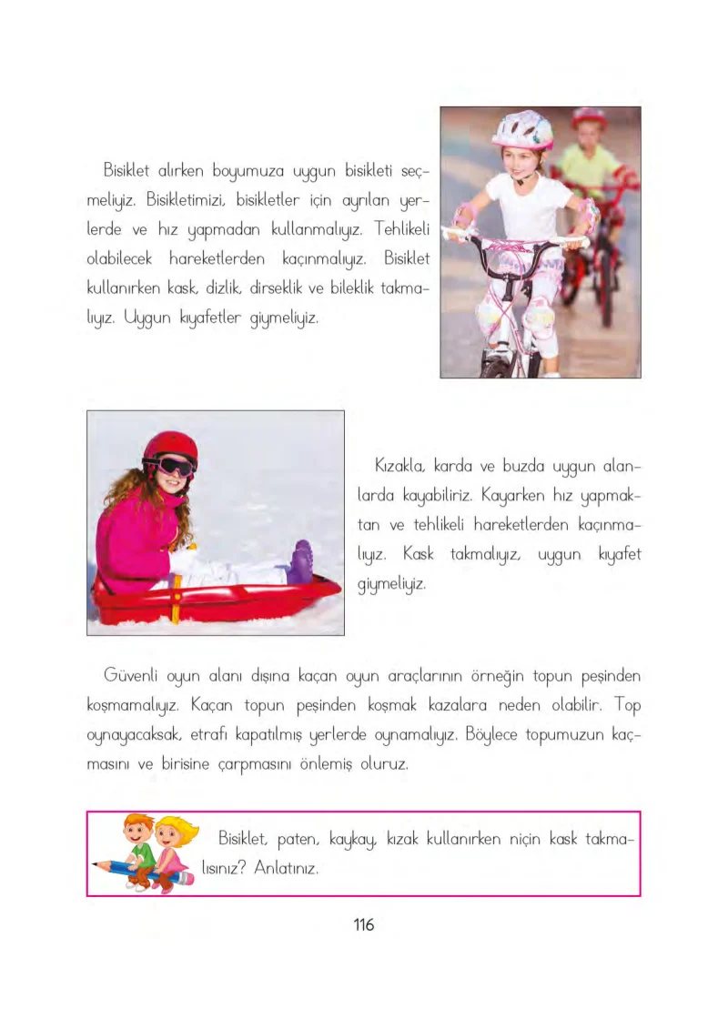 3. Sınıf Hayat Bilgisi Ders Kitabı Cevapları Evren Yayınları Sayfa 116