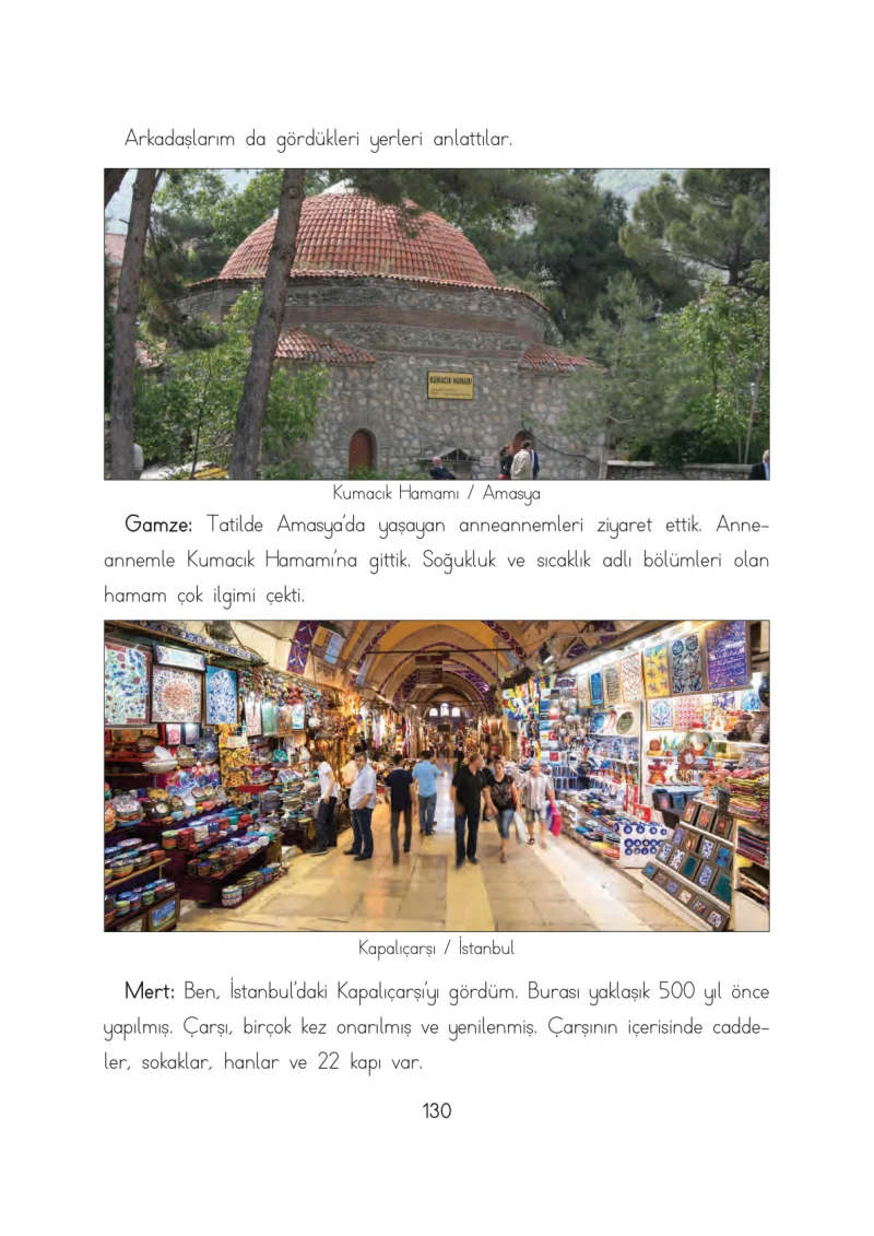 3. Sınıf Hayat Bilgisi Ders Kitabı Cevapları Evren Yayınları Sayfa 130