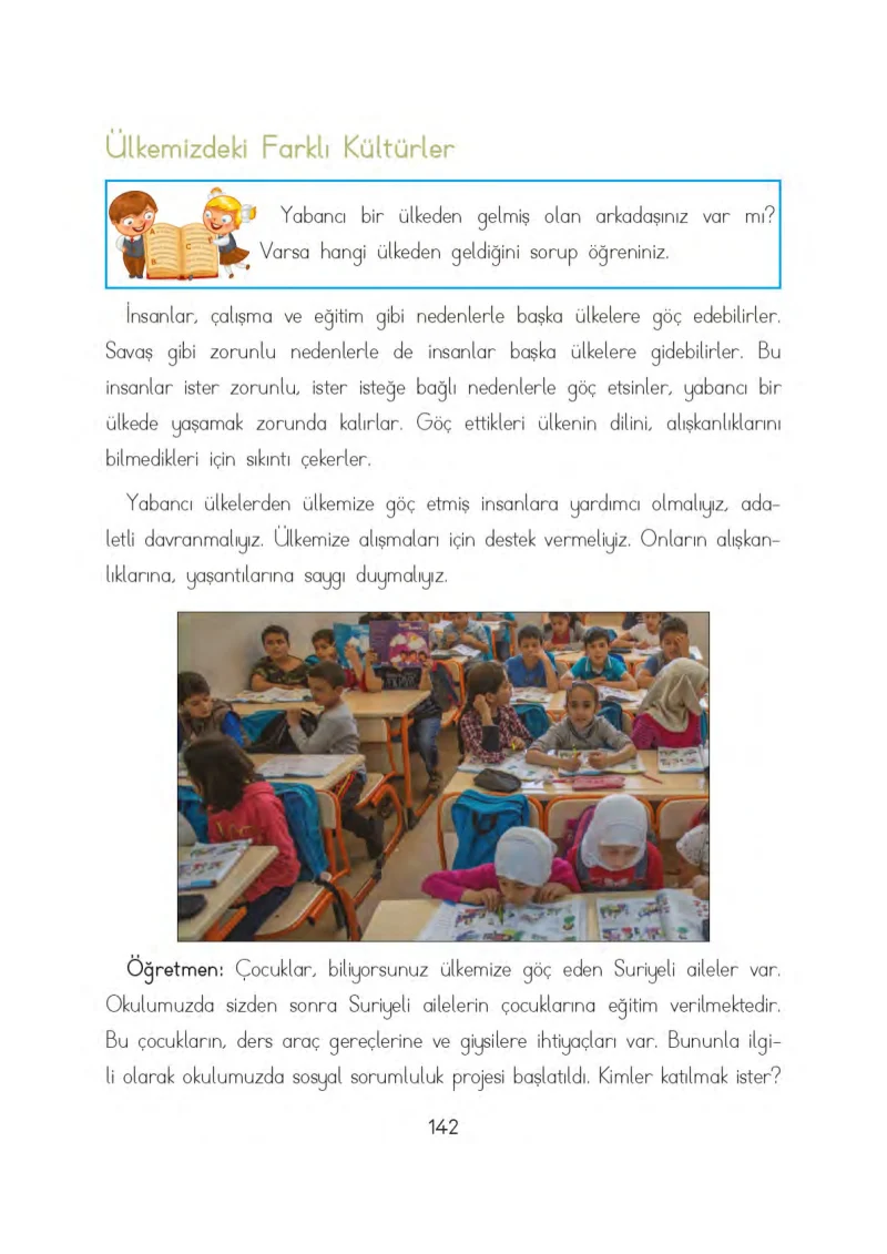 3. Sınıf Hayat Bilgisi Ders Kitabı Cevapları Evren Yayınları Sayfa 142