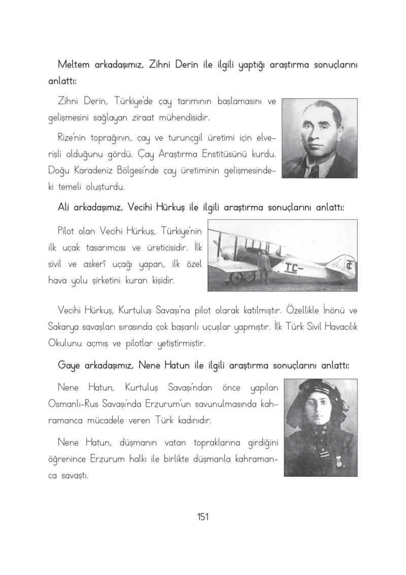 3. Sınıf Hayat Bilgisi Ders Kitabı Cevapları Evren Yayınları Sayfa 151