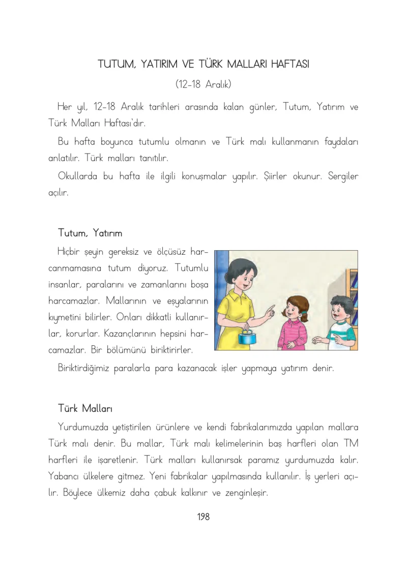 3. Sınıf Hayat Bilgisi Ders Kitabı Cevapları Evren Yayınları Sayfa 198