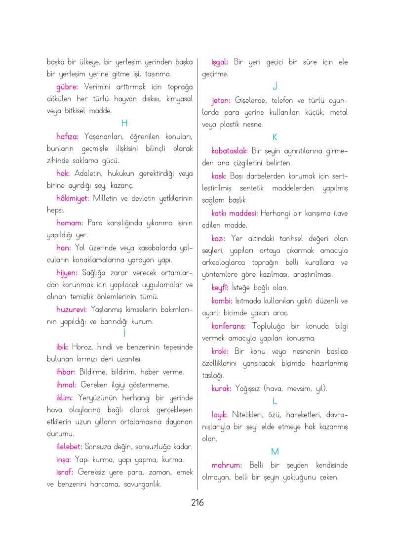 3. Sınıf Hayat Bilgisi Ders Kitabı Cevapları Evren Yayınları Sayfa 216