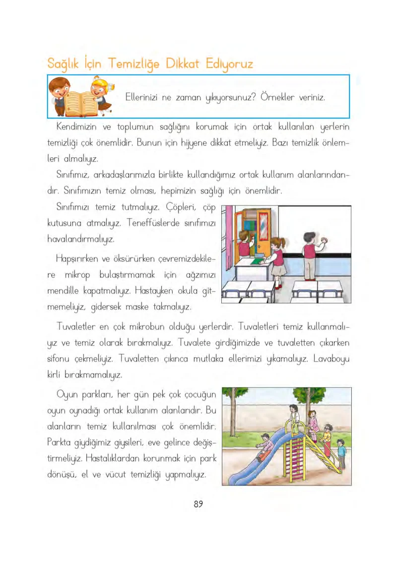 3. Sınıf Hayat Bilgisi Ders Kitabı Cevapları Evren Yayınları Sayfa 89