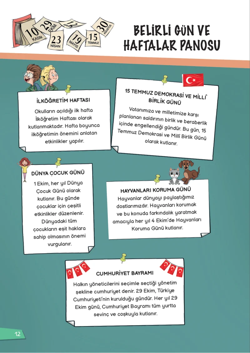 3. Sınıf Hayat Bilgisi Ders Kitabı Cevapları Meb Yayınları 1 Sayfa 12