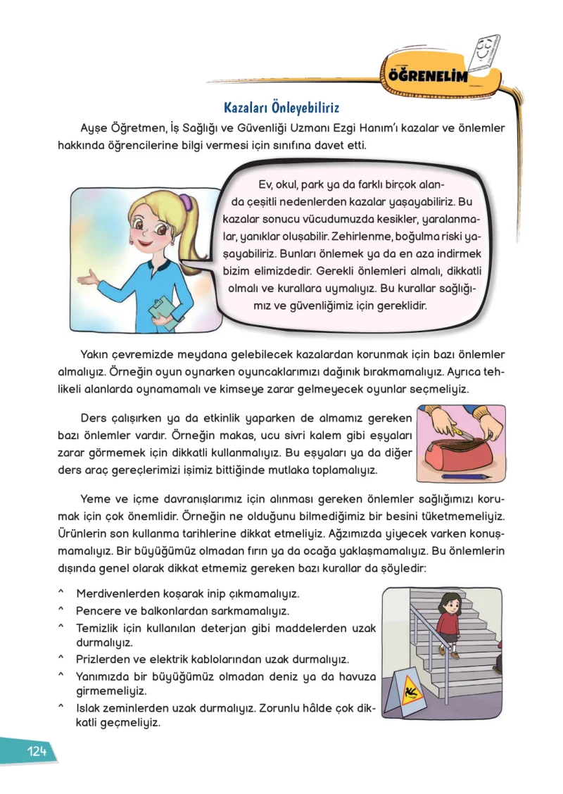 3. Sınıf Hayat Bilgisi Ders Kitabı Cevapları Meb Yayınları 1 Sayfa 124