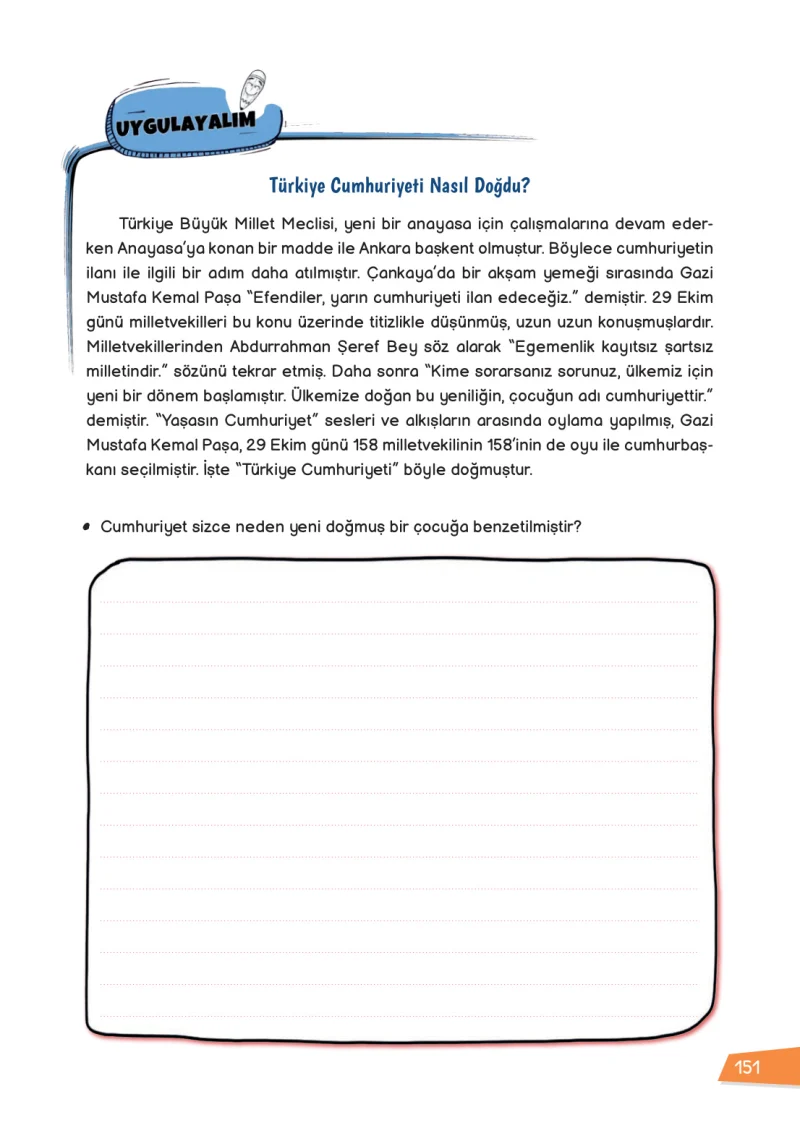 3. Sınıf Hayat Bilgisi Ders Kitabı Cevapları Meb Yayınları 1 Sayfa 151