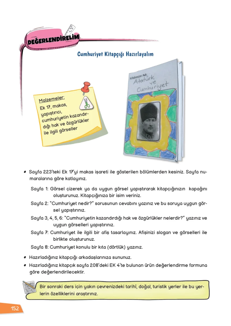 3. Sınıf Hayat Bilgisi Ders Kitabı Cevapları Meb Yayınları 1 Sayfa 152