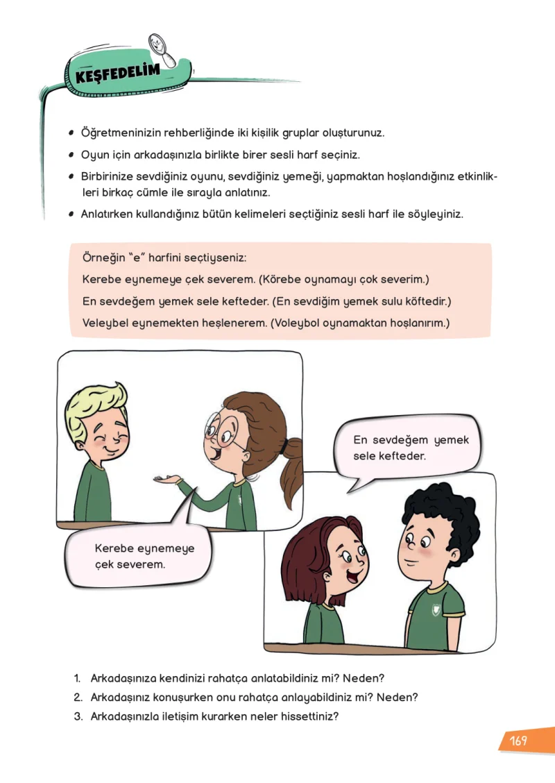 3. Sınıf Hayat Bilgisi Ders Kitabı Cevapları Meb Yayınları 1 Sayfa 169
