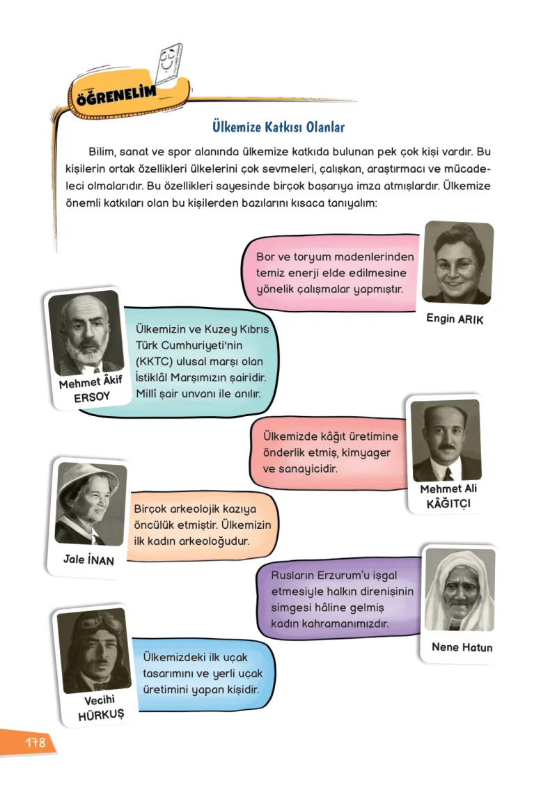 3. Sınıf Hayat Bilgisi Ders Kitabı Cevapları Meb Yayınları 1 Sayfa 178