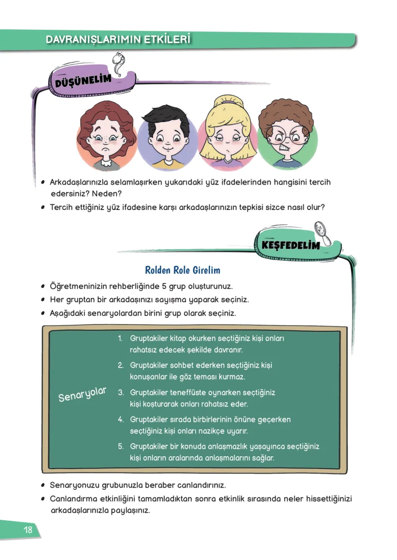 3. Sınıf Hayat Bilgisi Ders Kitabı Cevapları Meb Yayınları 1 Sayfa 18
