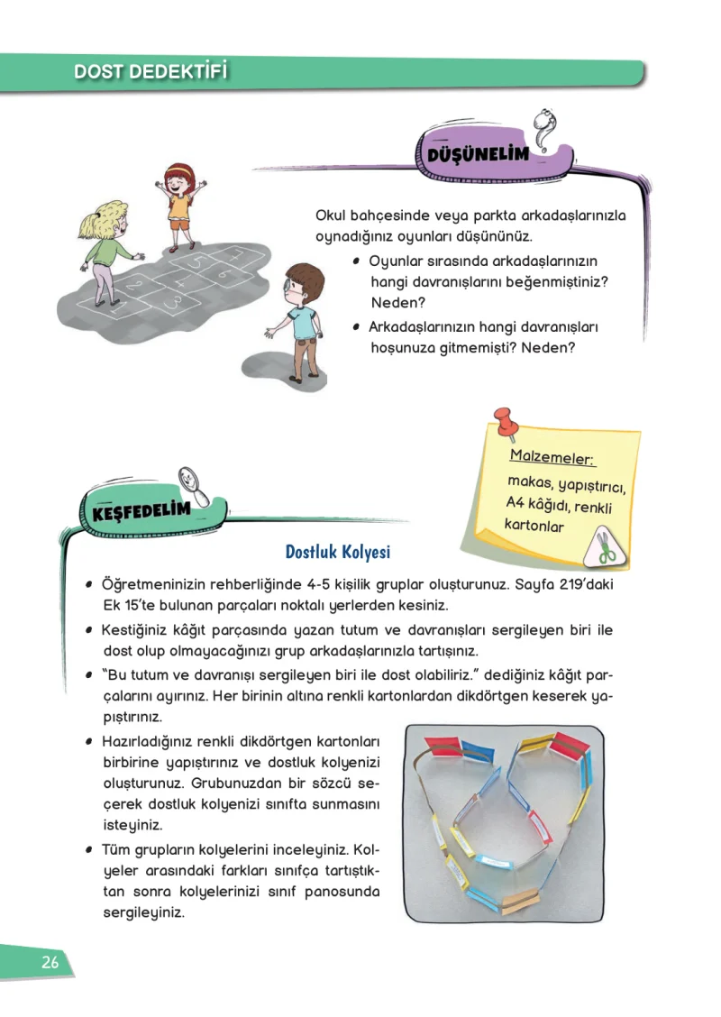 3. Sınıf Hayat Bilgisi Ders Kitabı Cevapları Meb Yayınları 1 Sayfa 26