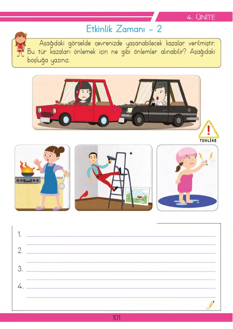 3. Sınıf Hayat Bilgisi Ders Kitabı Cevapları Meb Yayınları 2 Sayfa 101
