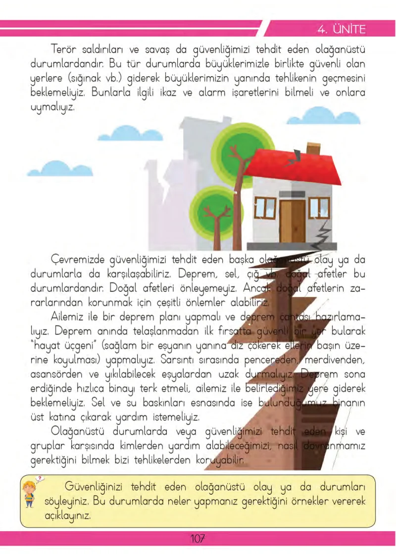 3. Sınıf Hayat Bilgisi Ders Kitabı Cevapları Meb Yayınları 2 Sayfa 107