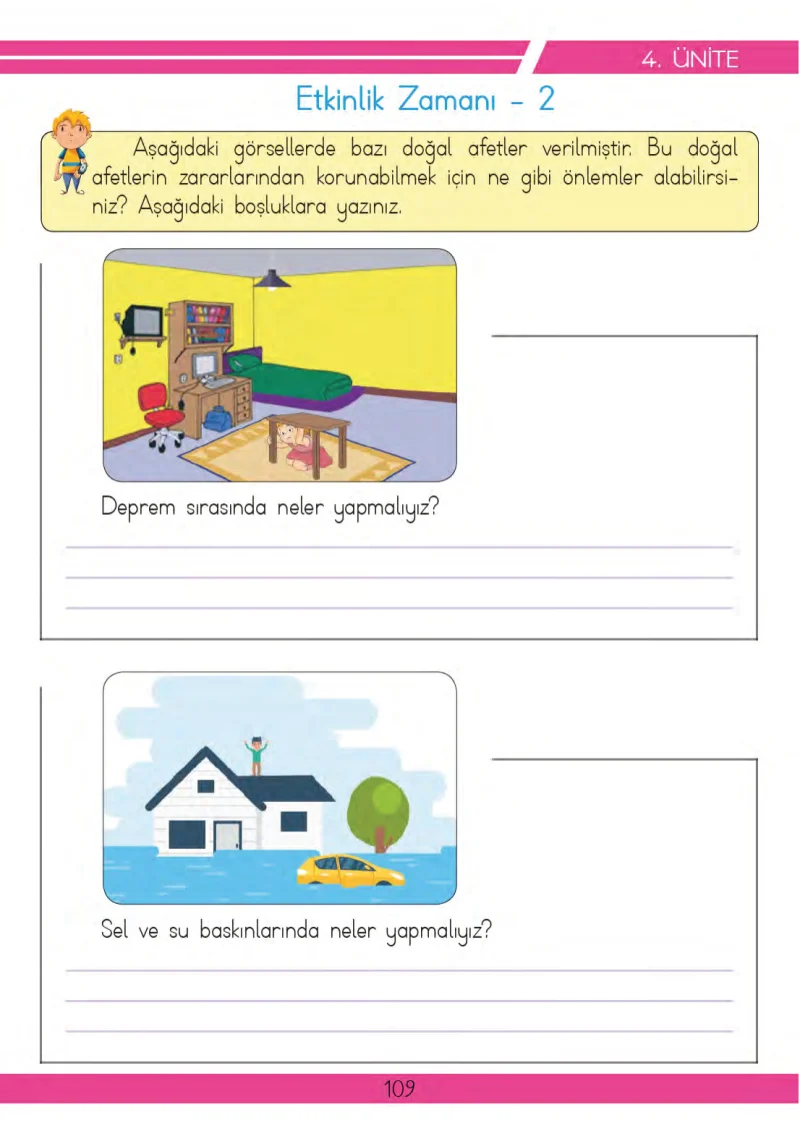 3. Sınıf Hayat Bilgisi Ders Kitabı Cevapları Meb Yayınları 2 Sayfa 109