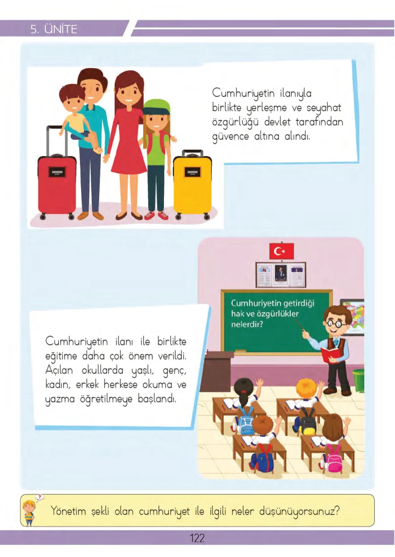 3. Sınıf Hayat Bilgisi Ders Kitabı Cevapları Meb Yayınları 2 Sayfa 122
