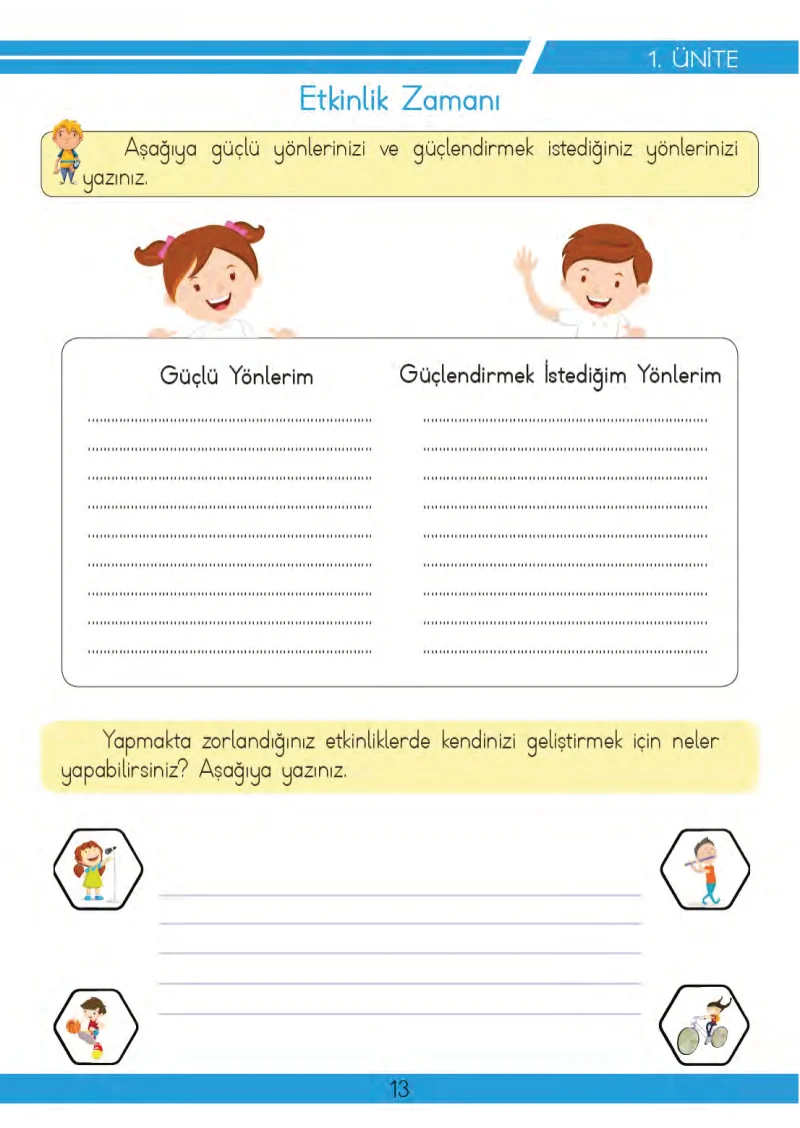 3. Sınıf Hayat Bilgisi Ders Kitabı Cevapları Meb Yayınları 2 Sayfa 13