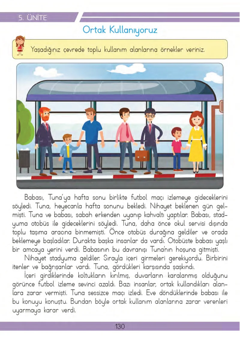 3. Sınıf Hayat Bilgisi Ders Kitabı Cevapları Meb Yayınları 2 Sayfa 130