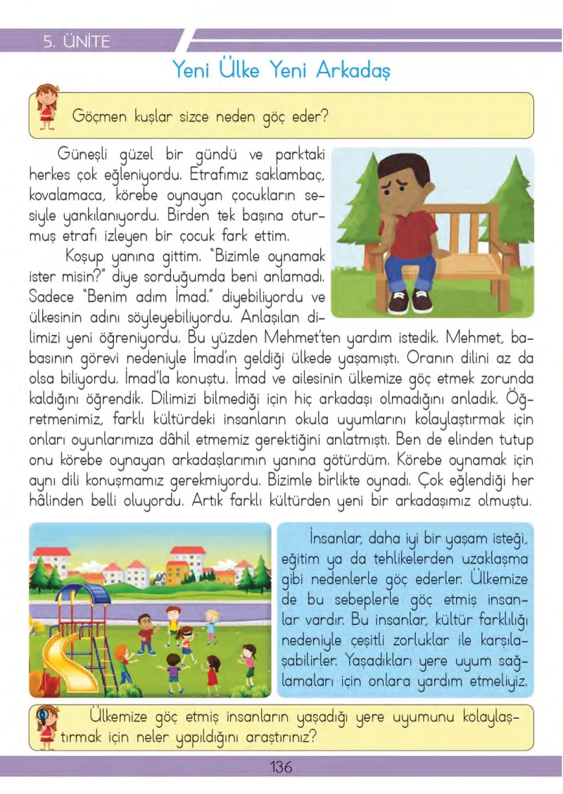 3. Sınıf Hayat Bilgisi Ders Kitabı Cevapları Meb Yayınları 2 Sayfa 136