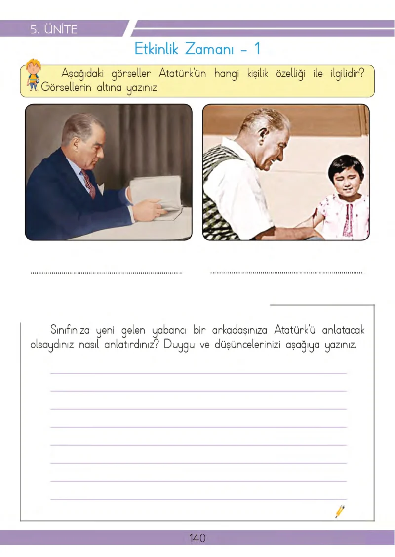 3. Sınıf Hayat Bilgisi Ders Kitabı Cevapları Meb Yayınları 2 Sayfa 140
