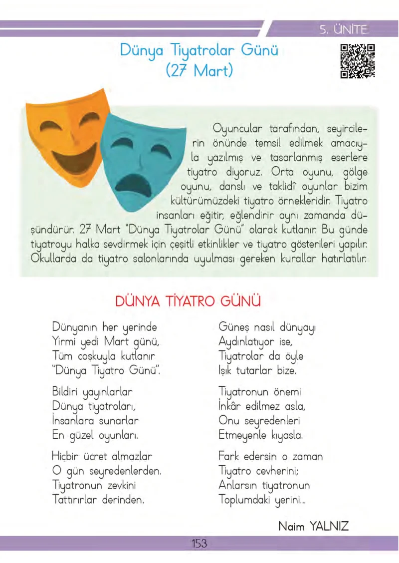 3. Sınıf Hayat Bilgisi Ders Kitabı Cevapları Meb Yayınları 2 Sayfa 153