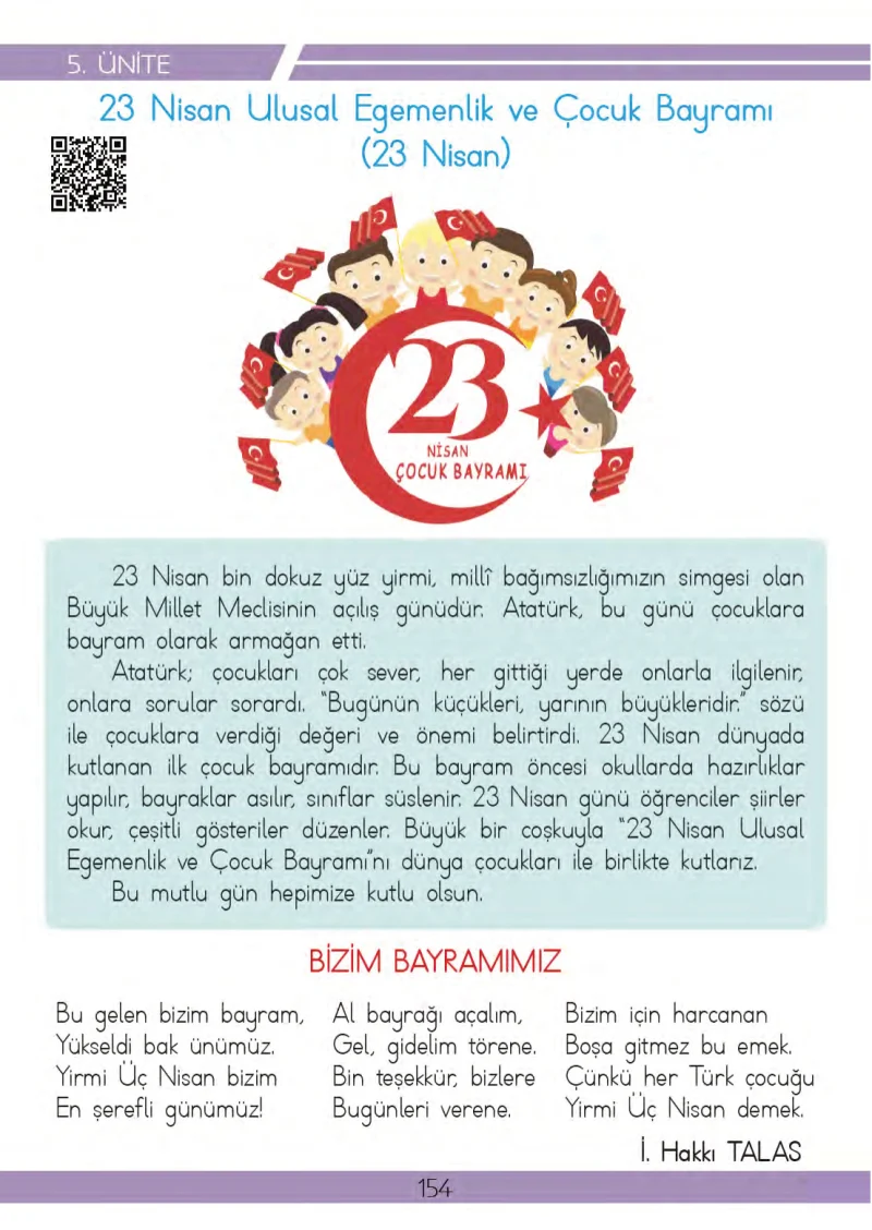 3. Sınıf Hayat Bilgisi Ders Kitabı Cevapları Meb Yayınları 2 Sayfa 154