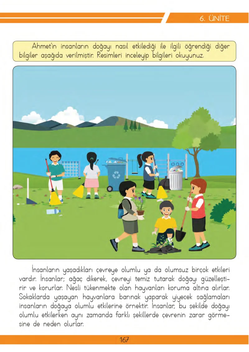 3. Sınıf Hayat Bilgisi Ders Kitabı Cevapları Meb Yayınları 2 Sayfa 167