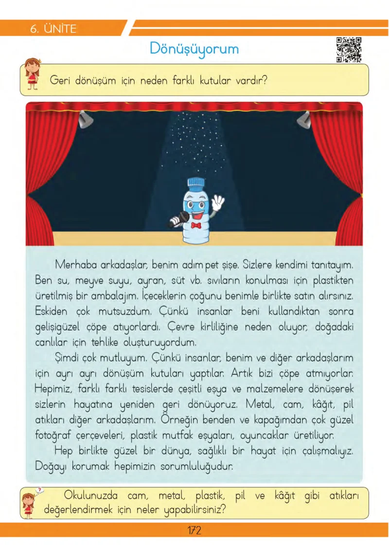 3. Sınıf Hayat Bilgisi Ders Kitabı Cevapları Meb Yayınları 2 Sayfa 172