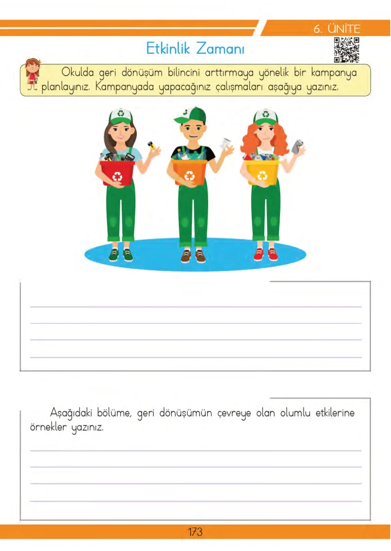 3. Sınıf Hayat Bilgisi Ders Kitabı Cevapları Meb Yayınları 2 Sayfa 173