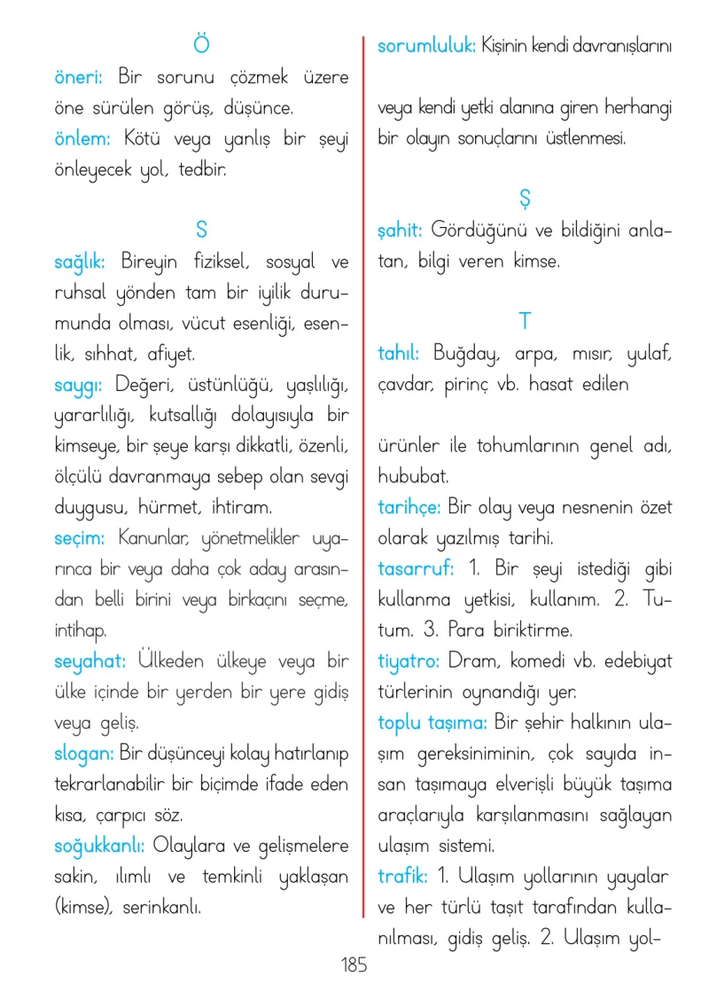 3. Sınıf Hayat Bilgisi Ders Kitabı Cevapları Meb Yayınları 2 Sayfa 185